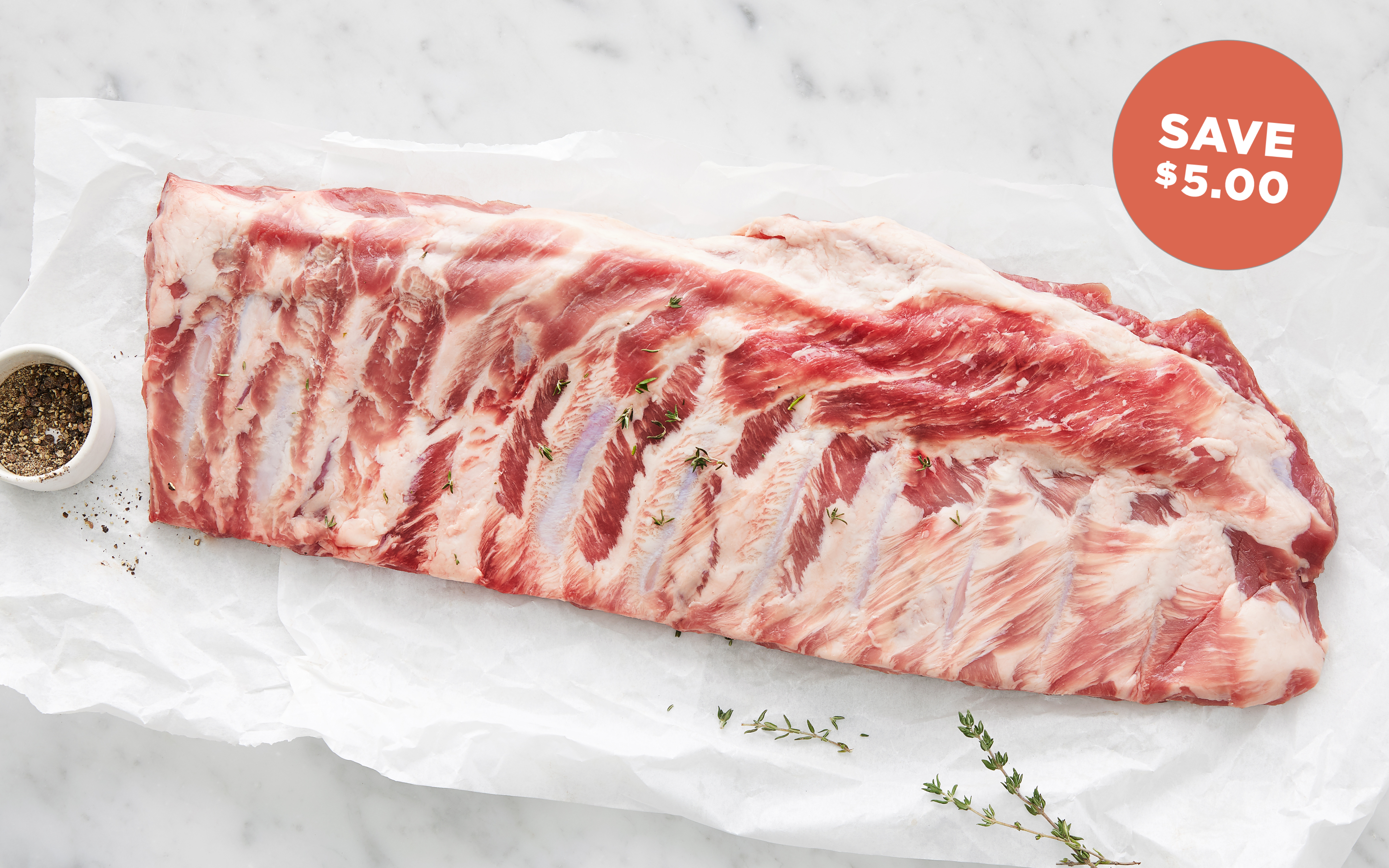 Pork Spare Ribs (Frozen) Keller Crafted Meats SF Bay Good Eggs